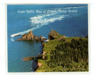 Canada - NS, Cape Split- Bay of Fundy. Postcard/Coaster  (4.5 x 5)