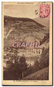 Old Postcard Villard Dessus and the valve