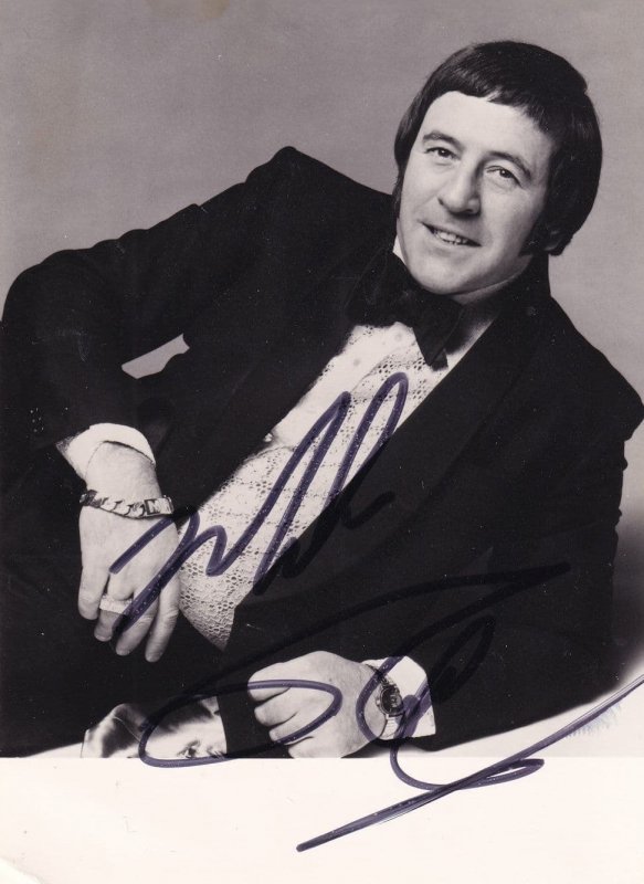 Mike Reid of Eastenders Comedian Early Career Hand Signed Photo