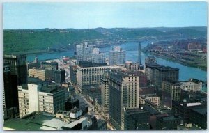 Postcard - Golden Triangle - Pittsburgh, Pennsylvania