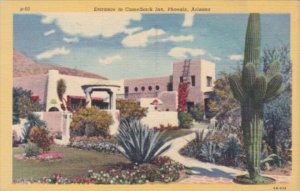 Arizona Phoenix Entrance To Camelback Inn 1949 Curteich