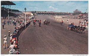 Chuck Wagon Race , Stampede , Calgary , Alberta , Canada , 40-60s