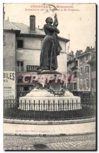 Postcard Ancient Monument Chambery annexation of Savoy to France