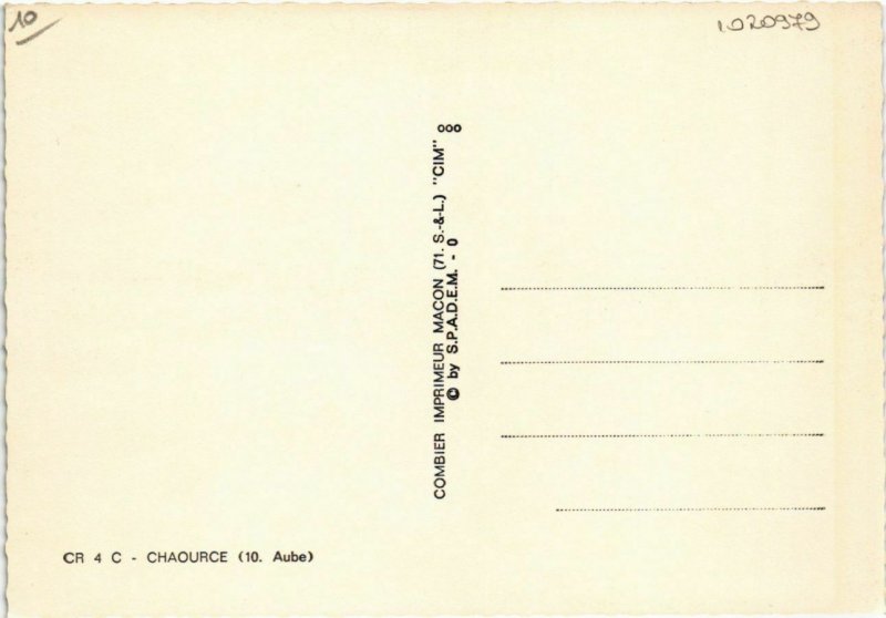 CPM Chaource- souvenir FRANCE (1020979)