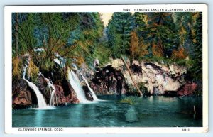 GLENWOOD SPRINGS, CO Colorado ~ HANGINS LAKE Glenwood Canyon c1920s Postcard