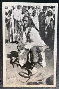 Mint Morocco Real Picture Postcard Snake Charmers