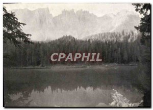 Old Postcard Il Lago Lago Carezza c Latemar