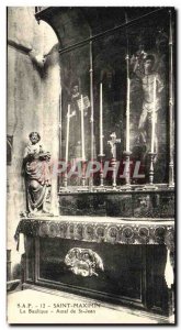 Old Postcard St. Maximin Basilica Altar of St John