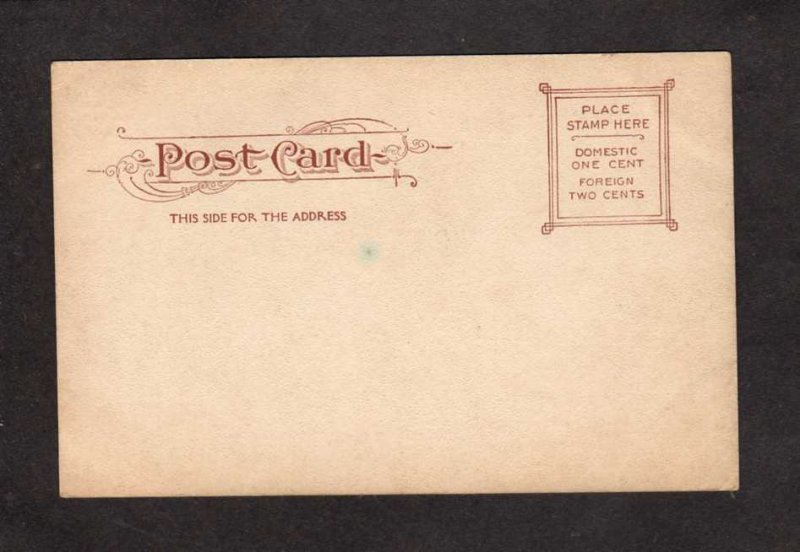 MA Trinity Church Copley Square Boston Mass Massachusetts UDB Postcard