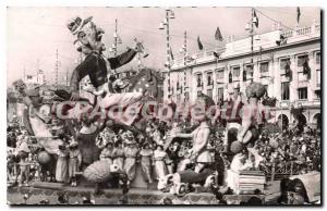 Postcard Old Nice Carnival Return Age