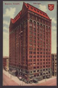 Masonic Temple,Chicago,IL Postcard