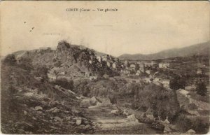 CPA CORSE CORTE Vue Generale (804757)