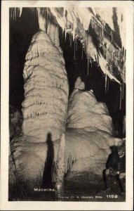 Macocha Gorge Czech Republic Caverns Real Photo RPPC Vintage Postcard