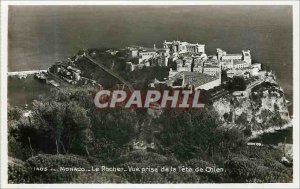 Old Postcard Monaco the rock View from the Dog Tete