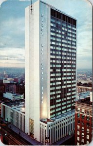 First National Bank Building Denver Colorado Downtown Chrome Cancel WOB Postcard 