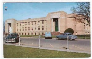 Court House Cars Tillamook Oregon 1950s postcard