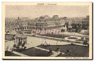 Paris Postcard Old Carrousel (Louvre)