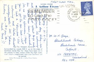 uk43570 hay tor ilsington devon  uk