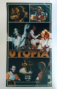 Todd Rundgren Utopia Band Poster Original 1975 Prog Rock Music 22 Wall Art NOS