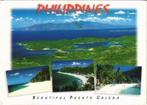 PC PHILIPPINES, BEAUTIFUL PUERTO GALERA, Modern Postcard (B40279)