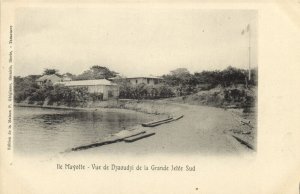 comoros, MAYOTTE, Vue de Dzaoudzi de la Grande Jetée Sud (1910s) Postcard