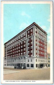 STEUBENVILLE, Ohio  OH    FORT STEUBEN HOTEL  ca 1920s    Postcard