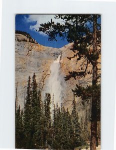 Postcard Takakkaw Falls Yoho Valley Yoho National Park Canada