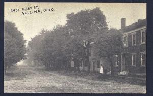 East Main Street North Lima Ohio used c1910