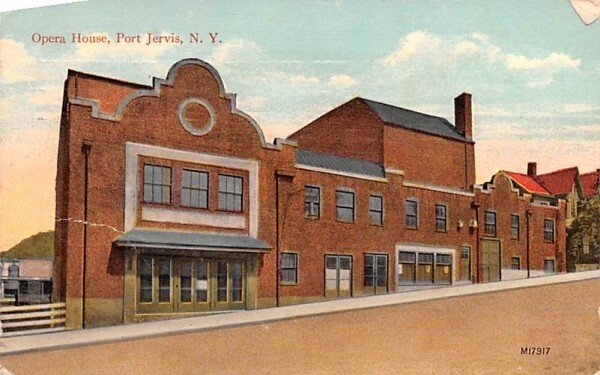 Opera House in Port Jervis, New York