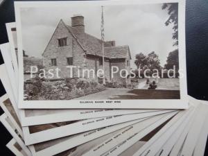 SULGRAVE MANOR Ancestral Home of George Washington USA Set of 12 PC c1930's RP