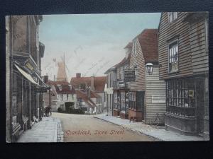 Kent CRANBROOK Stone Street PRINCE ALBERT & STABLING Old Postcard by H. Waters