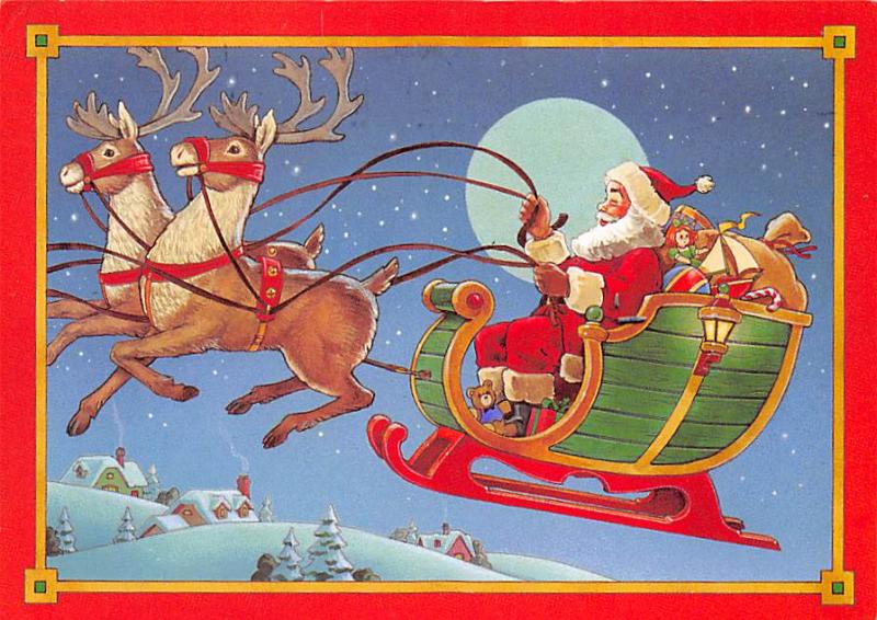 Modern Card Santa Claus 1983 