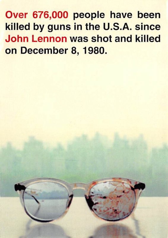 Yoko Ono Gun Control Billboard