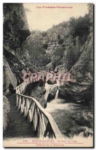 Old Postcard The Pyrenees Orientales Molitg les Bains Jumping Wolf knew Corni...