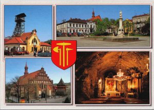 Poland Bochnia Kopalnia Soli, Rynek, Kaplica SW. Kingi... Vintage Postcard BS.28