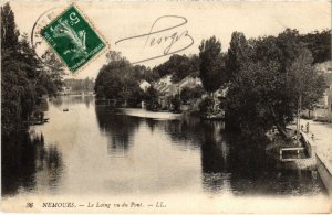 CPA Nemours Le Loing vu du Pont (1267552)