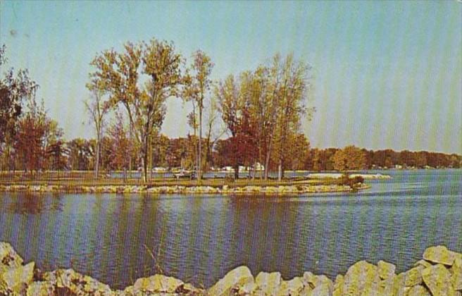 Ohio Ft Loramie Autumn View Of Lake Loramie