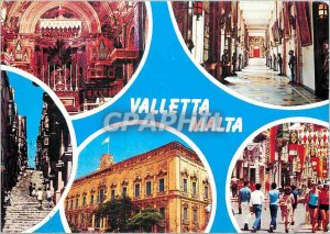 Postcard Modern Capital City Valletta Malta