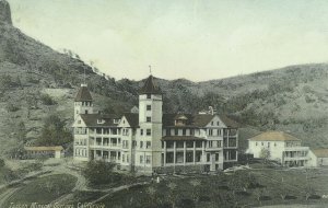 C.1910 Tuscan Mineral Springs, Calif. Hand Tinted Vintage Postcard P103