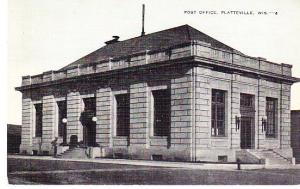 Wisconsin - Post Office Platteville 1949