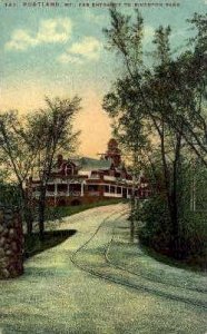 Car Entrance, Riverton Park in Portland, Maine