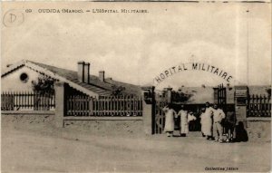 CPA AK OUDJDA L'Hopital Militaire MAROC (720254)