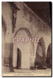 Postcard Old Ploucha (C N) in Kermaria Isquit Interior of the Chapel of Chris...