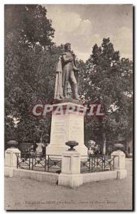 Old Postcard Thonon Bains Haute Savoie statue of General Desaix