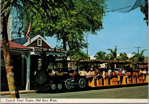 Conch Tour Train Old Key West FL Postcard PC396