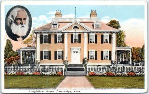 Postcard - Longfellow House - Cambridge, Massachusetts