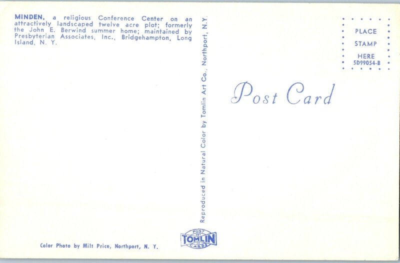Minden Religious Conference Central New York Postcard-
