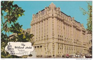 Classic Cars Outside The Willard Hotel, Residence of Presidents, Washington D...