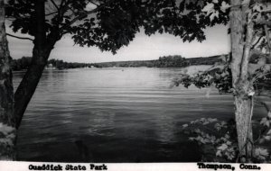 RPPC  Quaddick State Park  Thompson  Connecticut  Real Photo  c1950