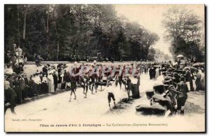 Old Postcard Compiegne festivals of Jeanne d & # 39arc culverins (MyMail capt...